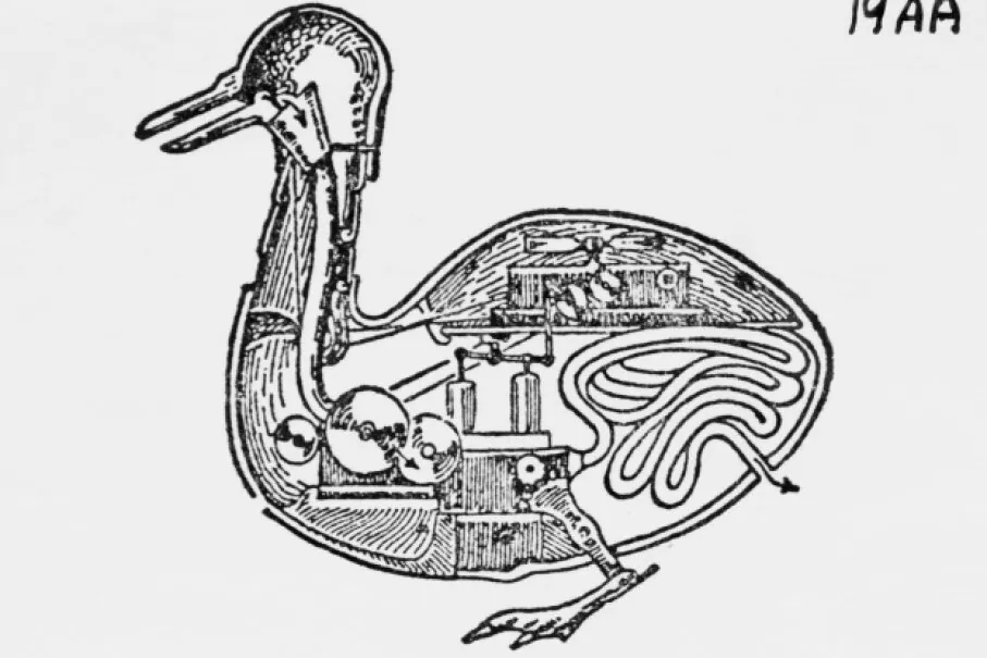 Picture of the 1764 digesting duck: A robot considered simple for contemporary folks